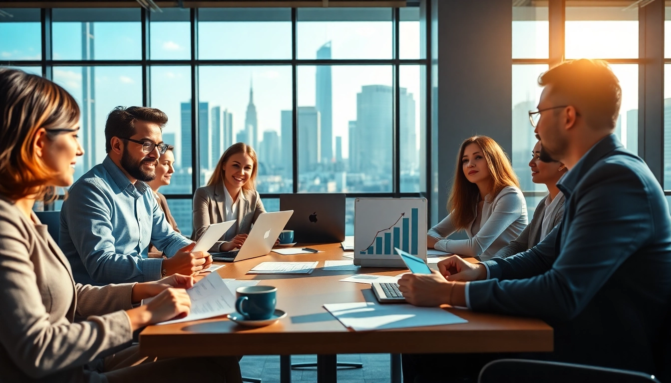 Créez votre societe commerciale avec des entrepreneurs en réunion professionnelle