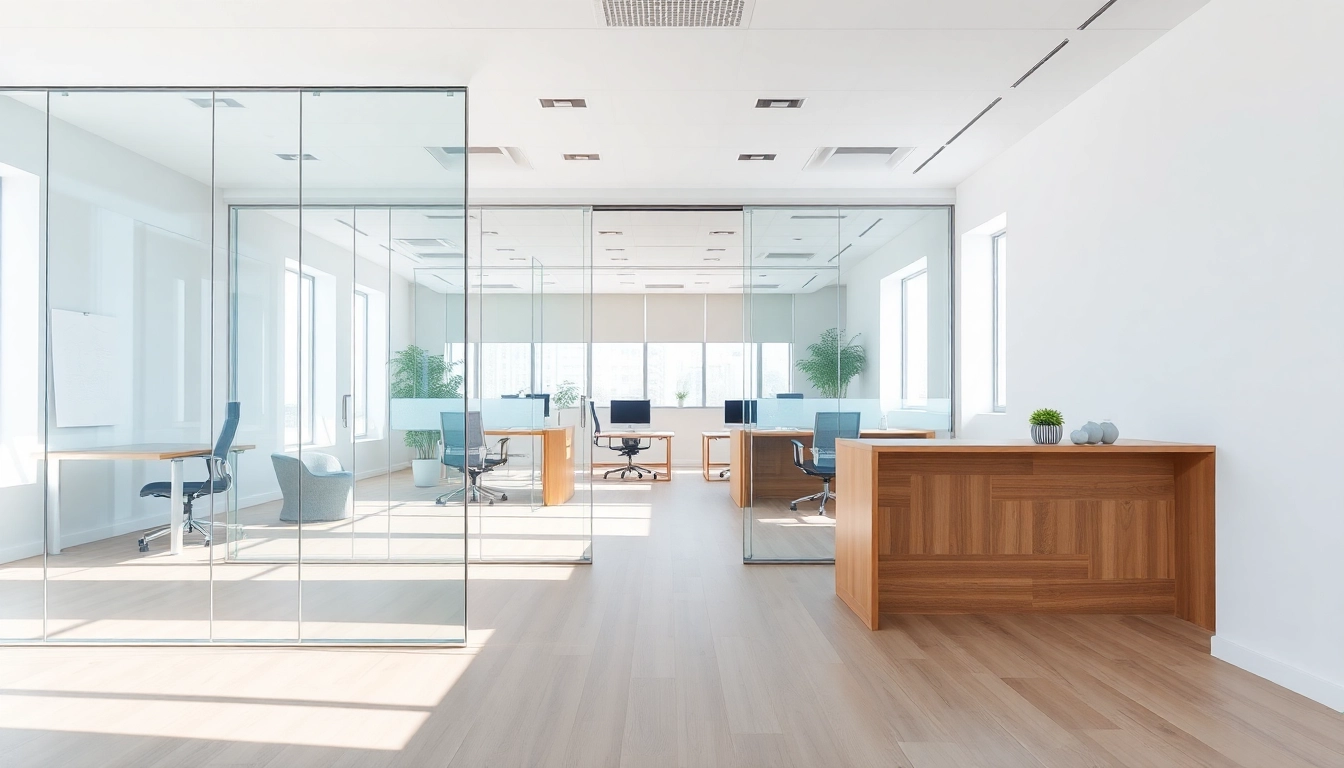 Enhance workspaces with innovative movable glass partitions that create openness and flexibility.
