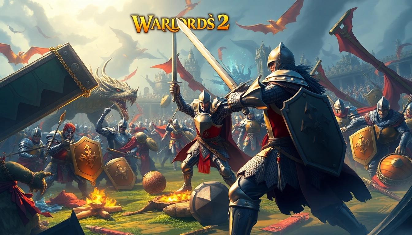 Download Warlords 2 and immerse in its iconic medieval battles filled with knights and magic.